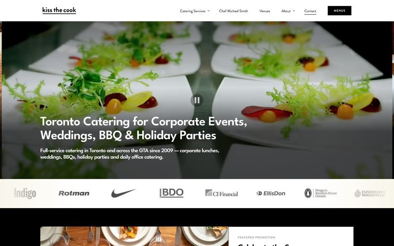 Kiss the Cook homepage