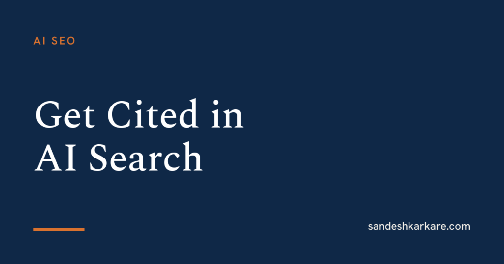 How to get cited in Google AI Mode and AI Overviews: a practical GEO guide for 2026